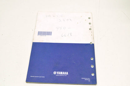 OEM Yamaha LIT-12668-02-58 PZ50WFXW GTWMWMP Service Manual