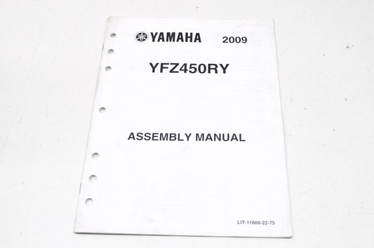 OEM Yamaha LIT-11666-22-75 YFZ450RY Assembly Manual