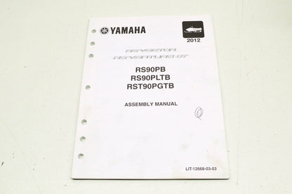 OEM Yamaha LIT-12668-03-03 RS90PB/PLTB & RST90P Assembly Manual NOS