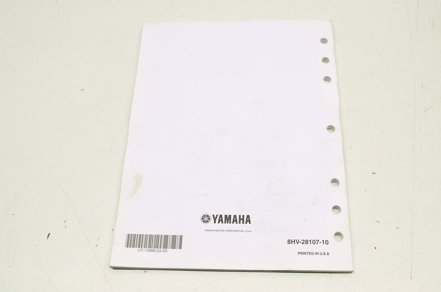 OEM Yamaha LIT-12668-03-03 RS90PB/PLTB & RST90P Assembly Manual NOS