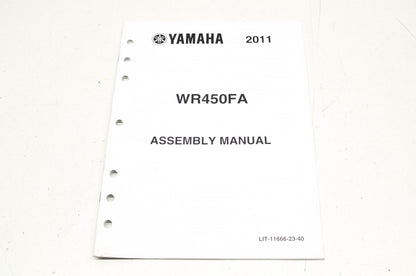 OEM Yamaha LIT-11666-23-40 WR450FA Assembly Manual NOS