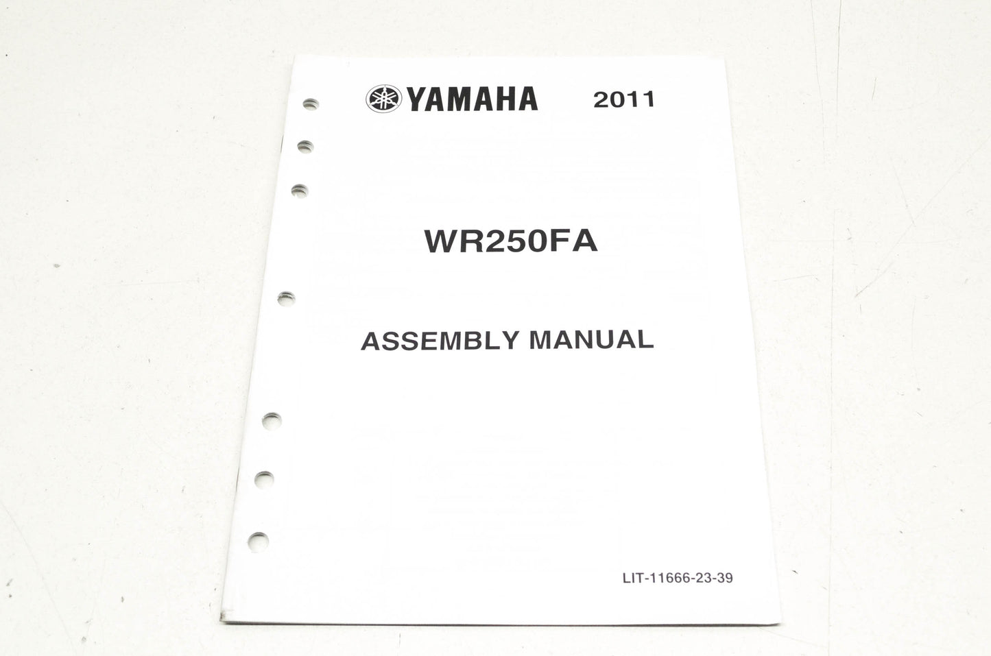 OEM Yamaha LIT-11666-23-39 WR250FA Assembly Manual NOS