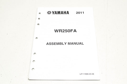 OEM Yamaha LIT-11666-23-39 WR250FA Assembly Manual NOS