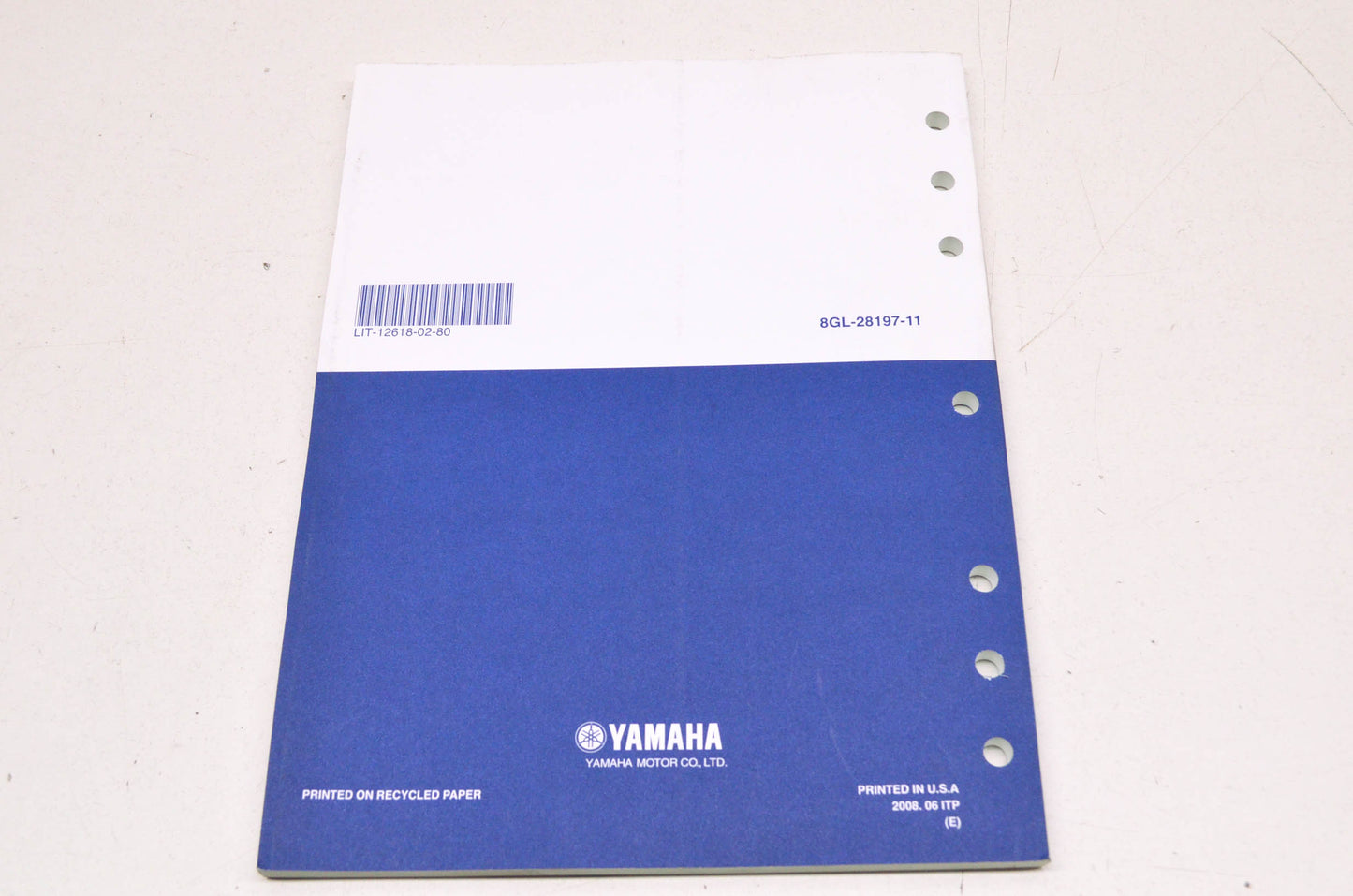 New OEM Yamaha 2009 Nytro Supplementary Service Manual NOS