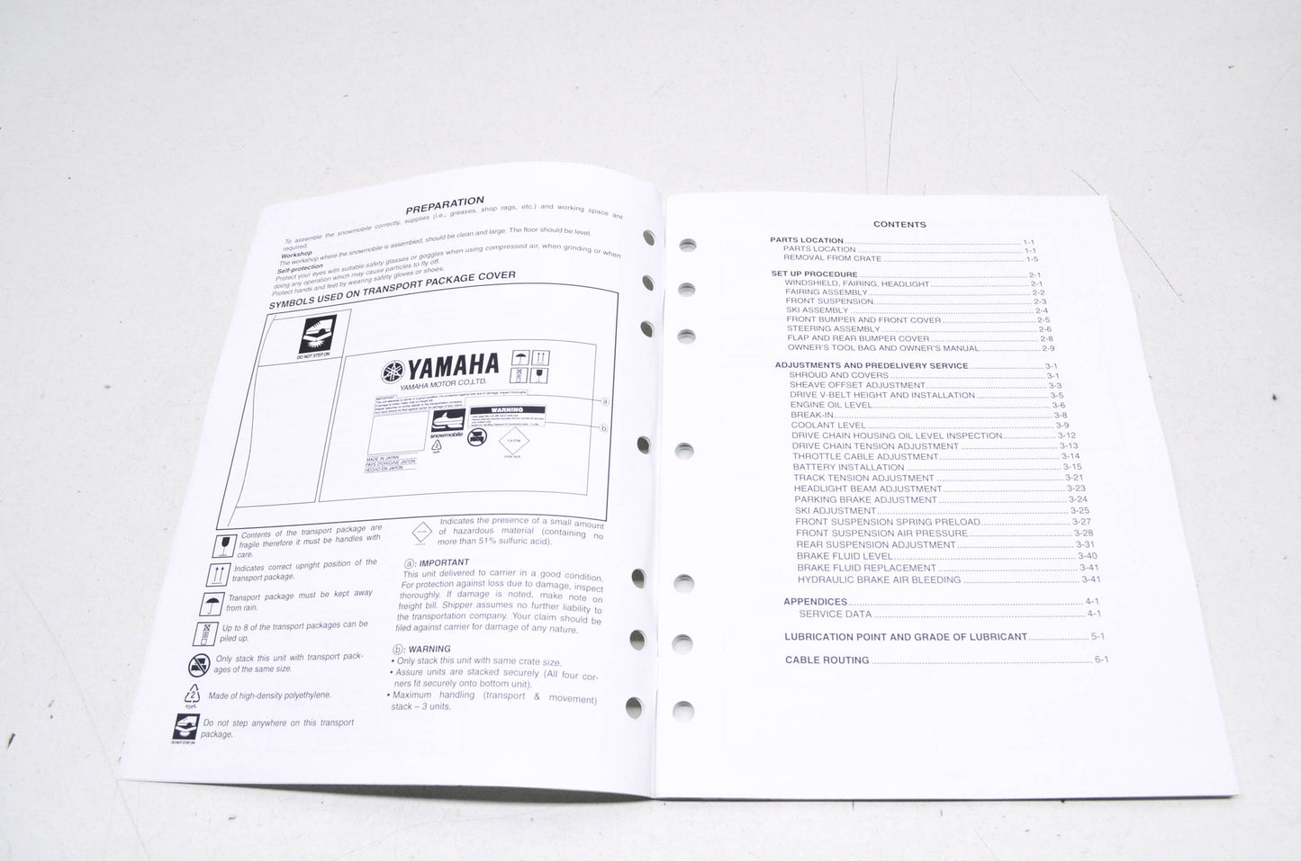 OEM Yamaha LIT-12668-02-97 Assembly Manual 11-13 APEX NOS