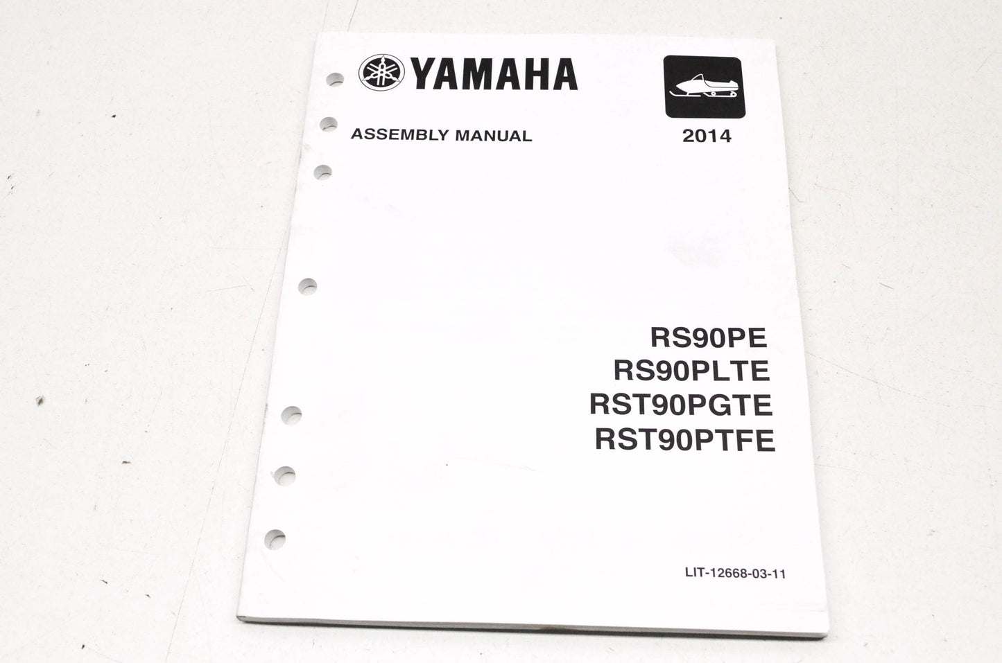 OEM Yamaha LIT-12668-03-11 RS90PE/PLTE RST90PG Assembly Manual