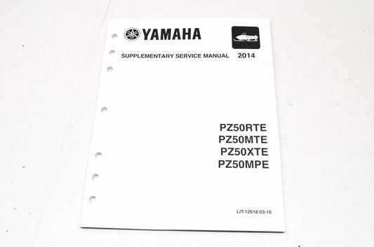 OEM Yamaha LIT-12618-03-10 PZ50RTE/MTE/XTE/MPE Service Manual