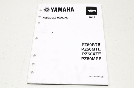 OEM Yamaha LIT-12668-03-05 PZ50RT/ MTX/XTE/MPE Service Manual