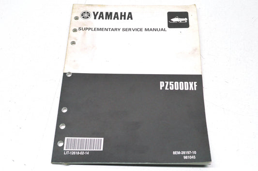OEM Yamaha LIT-12618-02-14 PZ500DXF Service Manual Supplement