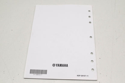 OEM Yamaha LIT-12668-03-17 Assembly Manual 2015 PZ50 PHAZER