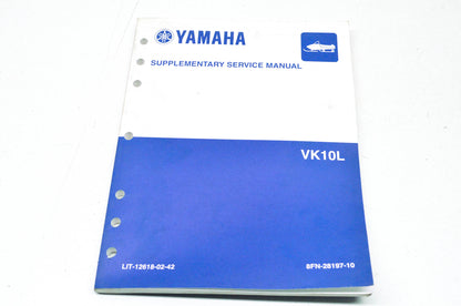 OEM Yamaha LIT-12618-02-42 Service Manual Supplement VK10L