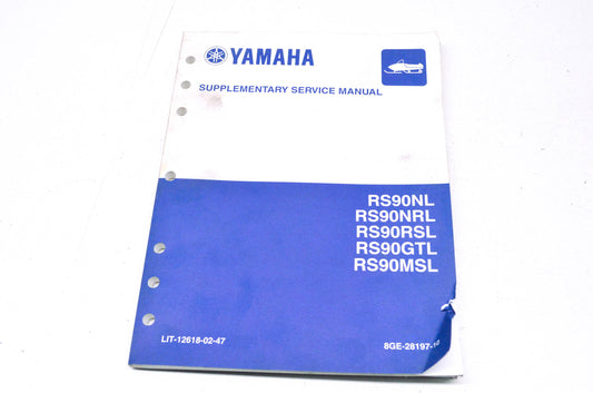 OEM Yamaha LIT-12618-02-47 RS90NL/NRL/RSL/GTL/M Service Manual