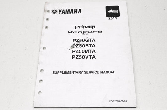 OEM Yamaha LIT-12618-02-93 PZ50GTA/RTA/MTA/VTA Service Manual