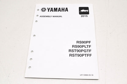 OEM Yamaha LIT-12668-03-18 Assembly Manual 2015 RS VECTOR/VENTU NOS