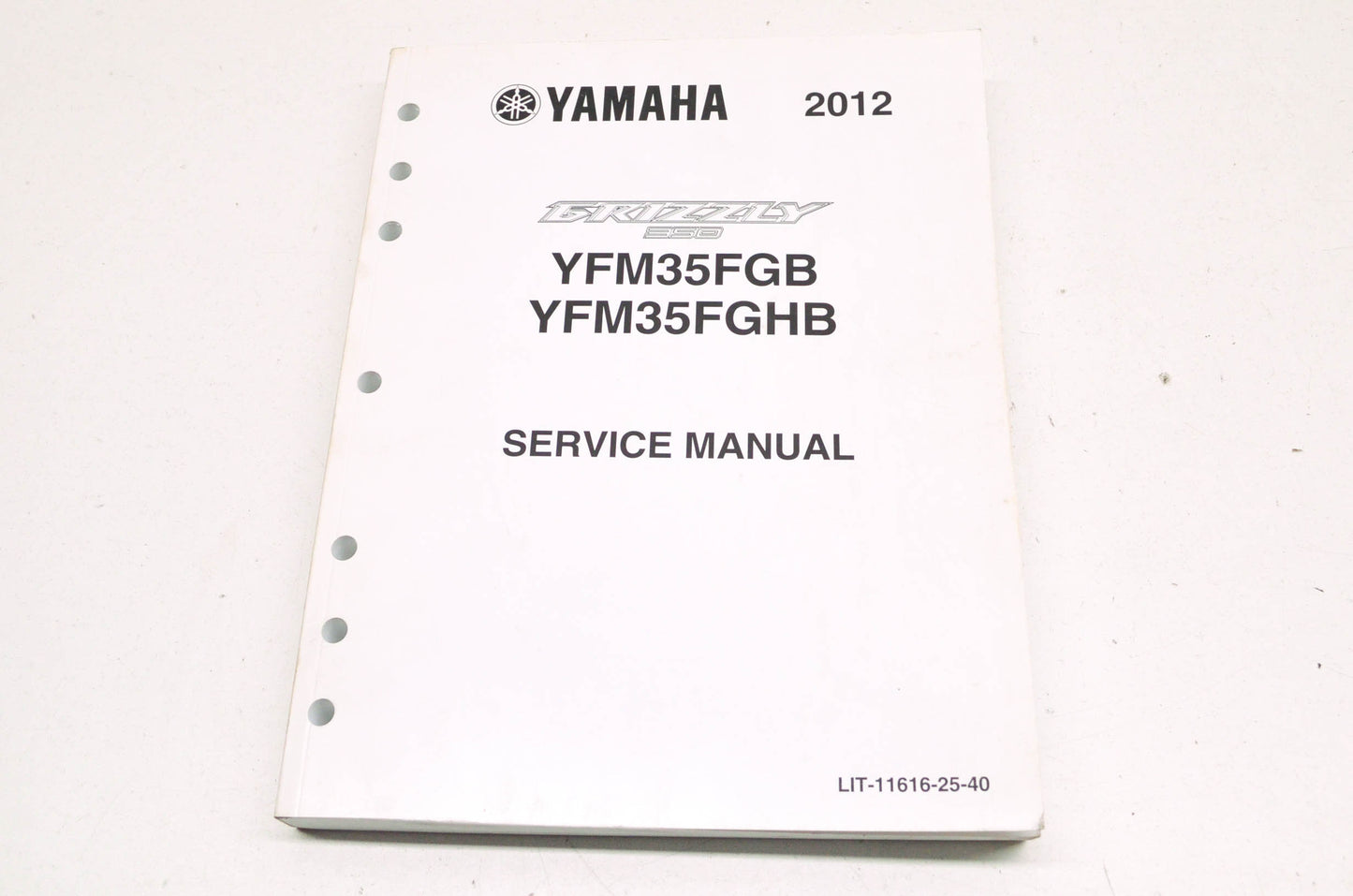 OEM Yamaha LIT-11616-25-40 YFM35FGBGR/ FGBL/ FG Service Manual NOS