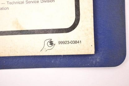 OEM Suzuki 99923-03841 1984 E Model Ready Reference Service Specifications