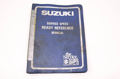 OEM Suzuki 99923-03821 1982 Z Model Ready Reference Service Specifications