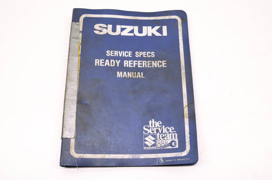 OEM Suzuki 99923-03821 1982 Z Model Ready Reference Service Specifications