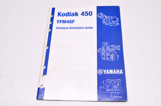 OEM Yamaha LIT-17200-BK-01 Kodiak 450 YFM45F Technical Orientation Guide NOS