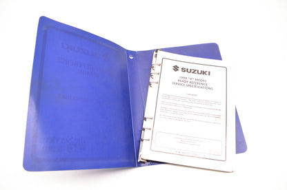 OEM Suzuki 99923-03991 1999 X Model Ready Reference Service Specifications