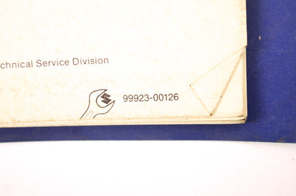 OEM Suzuki 99923-00126 1981 X Model Ready Reference Service Specifications