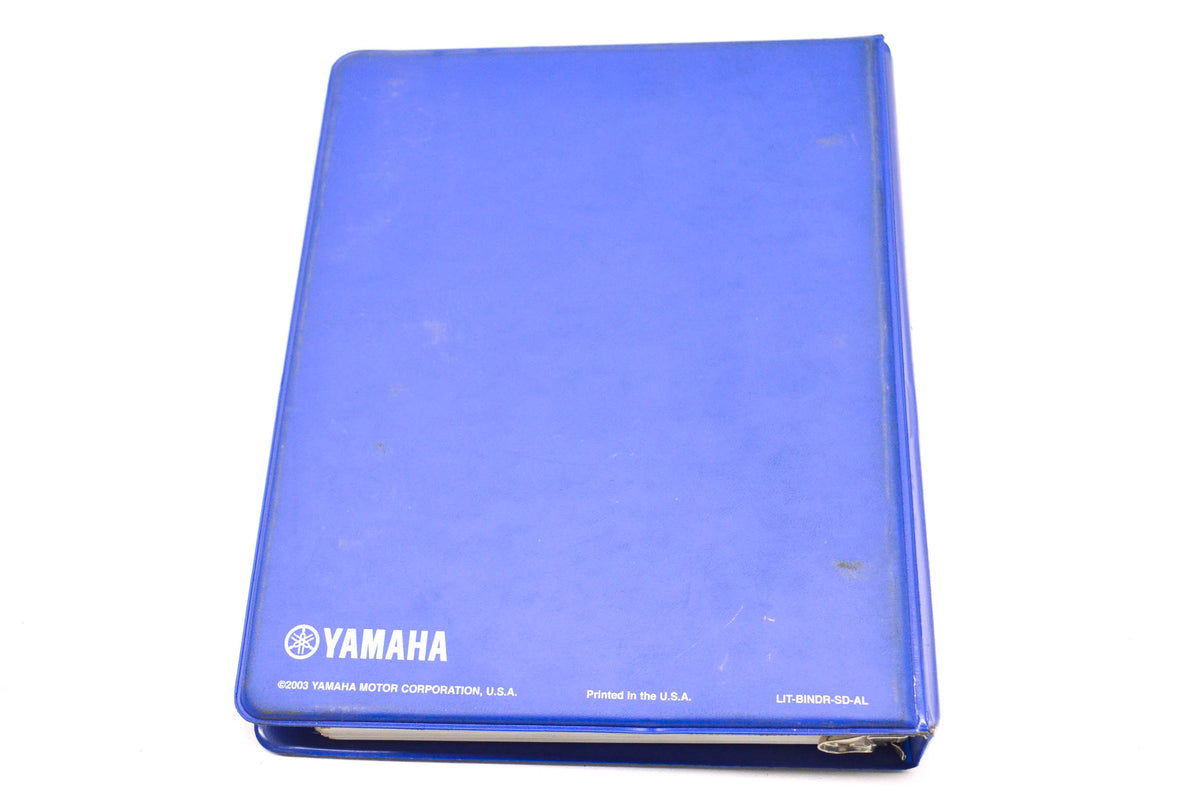 OEM Yamaha LIT-BINDR-SD-AL Service Data Reference Binder