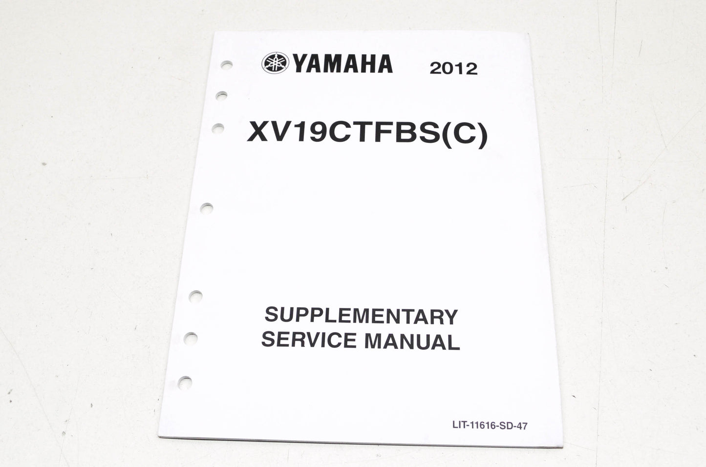 OEM Yamaha LIT-11616-SD-47 XV19CTFBS(C) Service Manual Supplement NOS