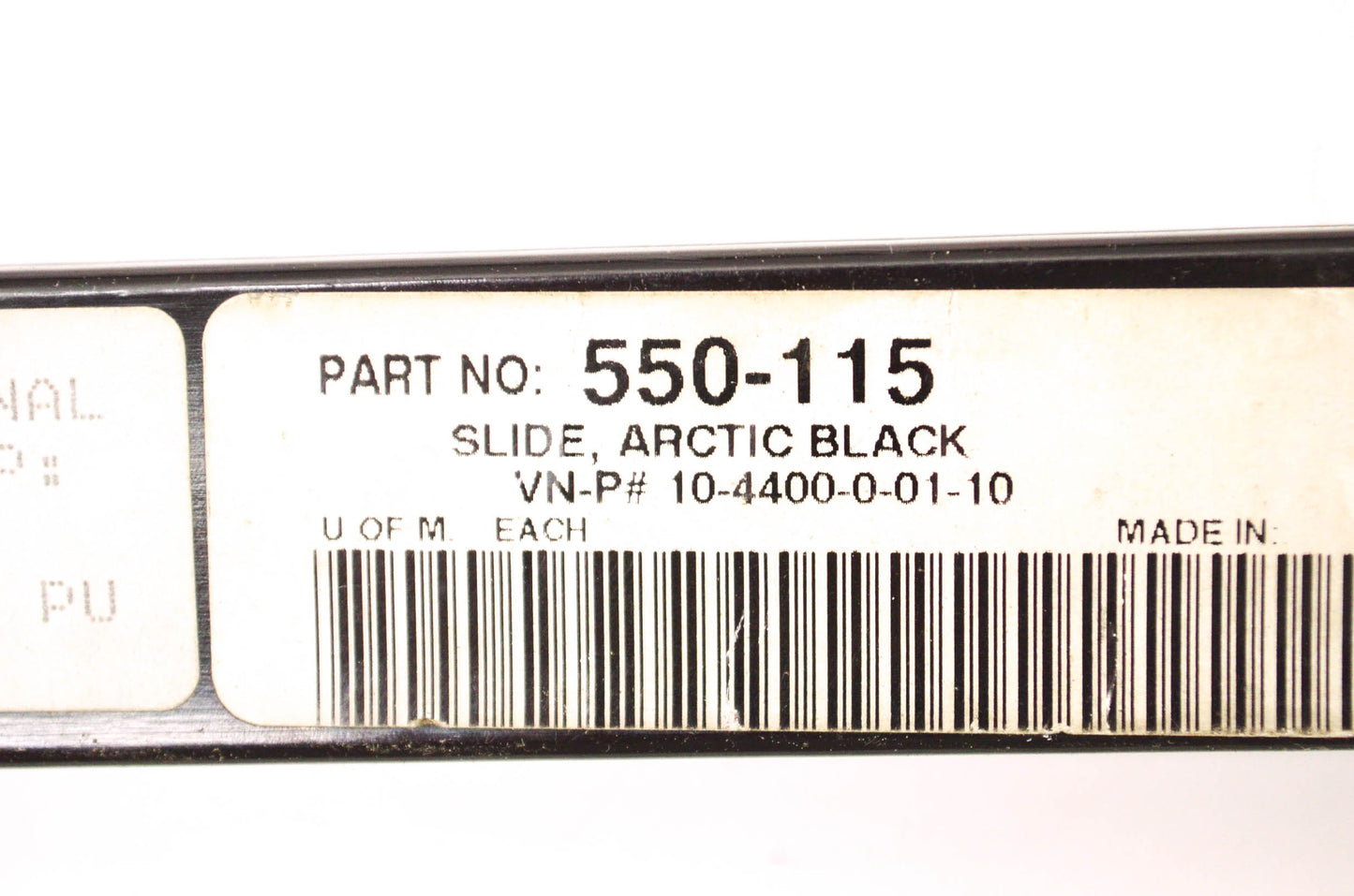 Garland 550-115 Arctic Cat Black Slide QTY 2 NOS