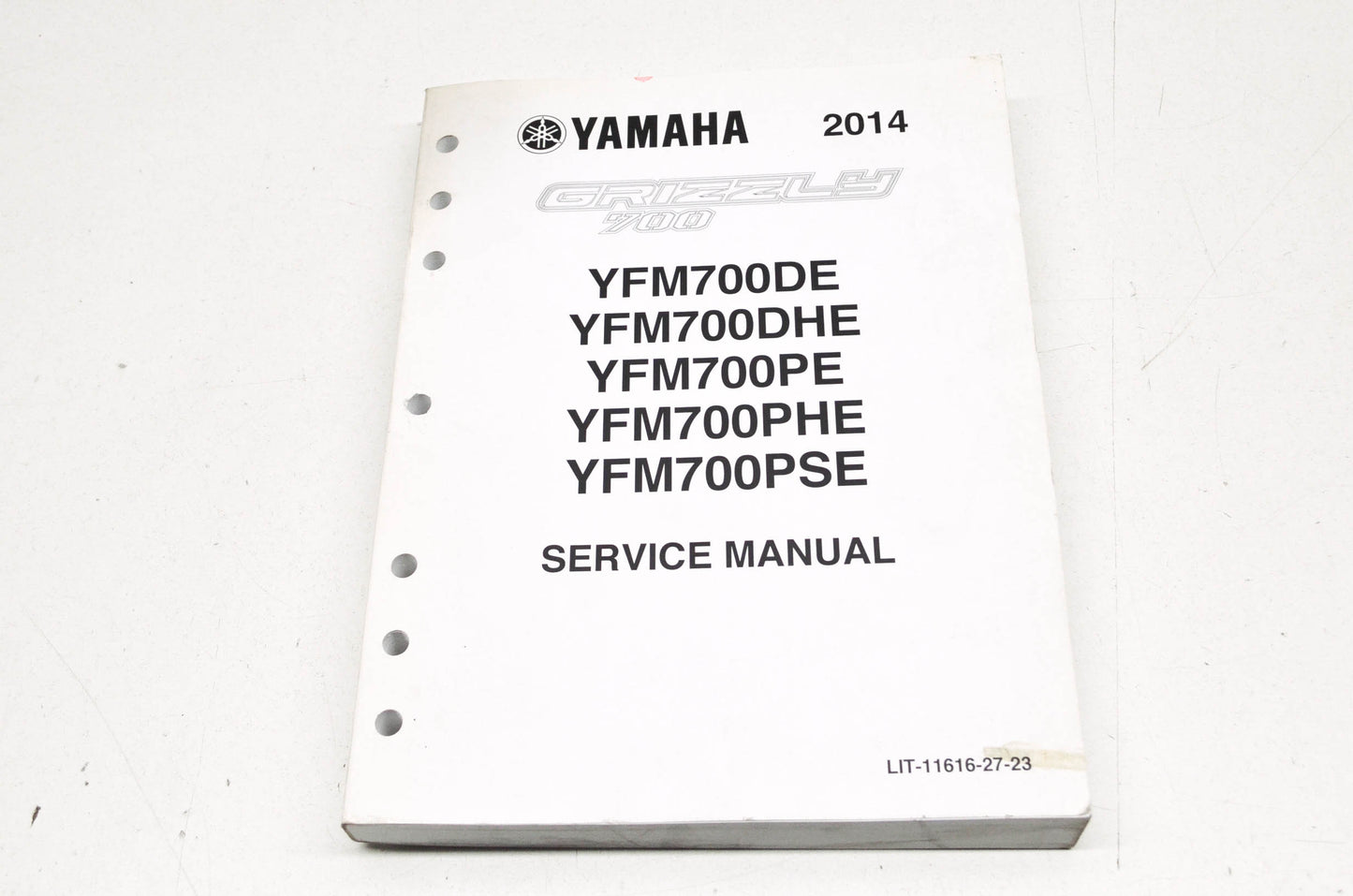OEM Yamaha LIT-11616-27-23 YFM700DEG/DEL/DHEH/P Service Manual