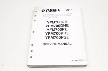 OEM Yamaha LIT-11616-27-23 YFM700DEG/DEL/DHEH/P Service Manual