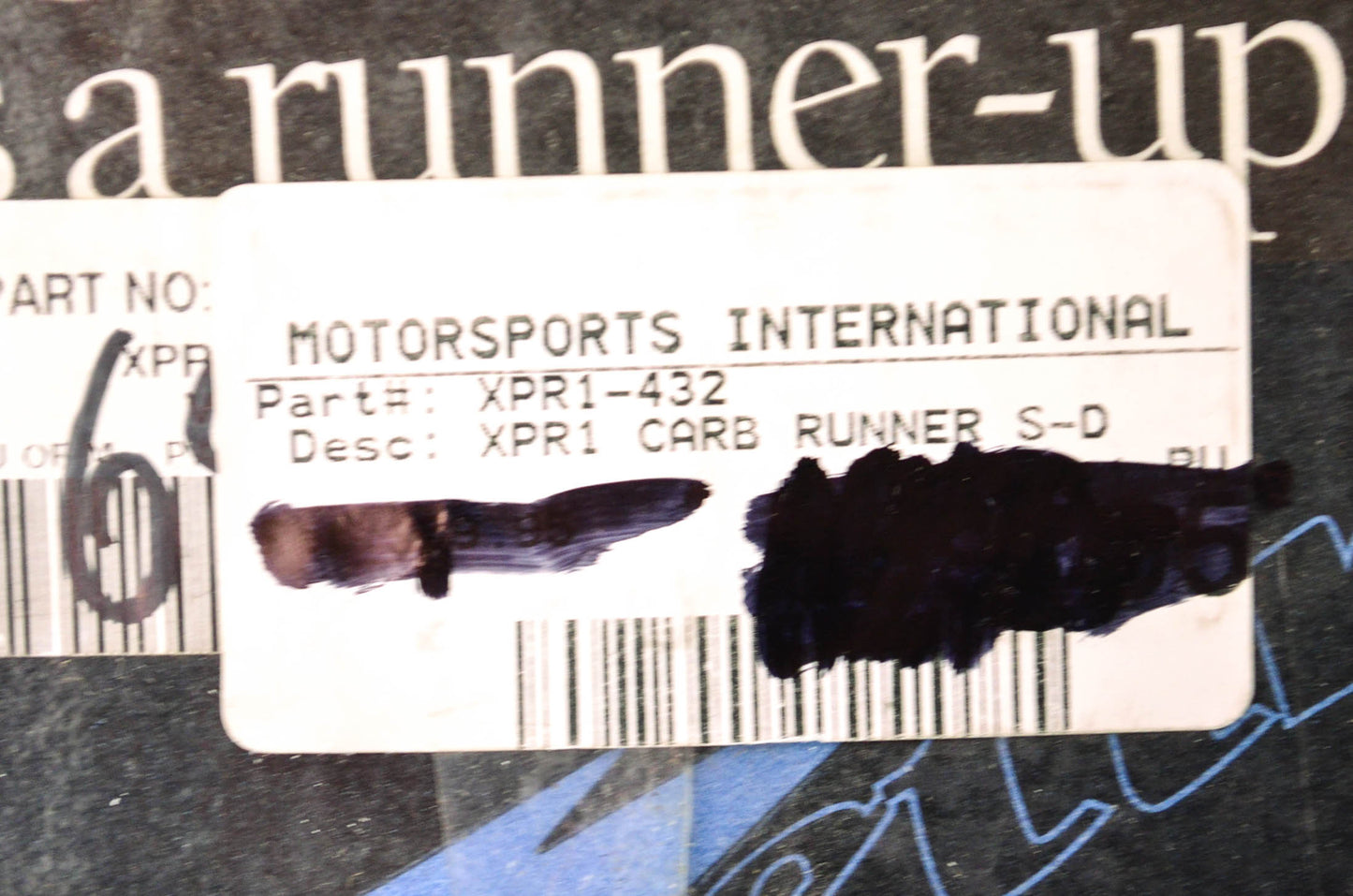 XPR One XPR1-432, 432 Ski-Doo Carbide Runner Kit NOS