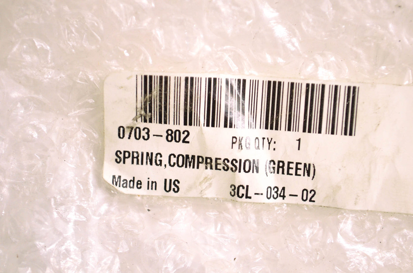 OEM Arctic Cat 0703-802 Green Compression Spring NOS