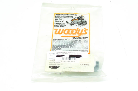 New Woody's Shallow Socket Tool for 5/16' Stud NOS