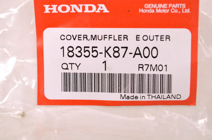 OEM Honda 18355-K87-A00 Exhaust Cover NOS