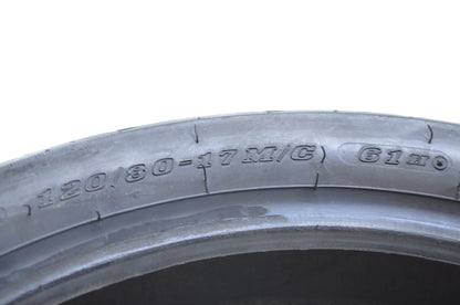 New Dunlop K555F 120/80-17M M/C 61H Front Tire NOS