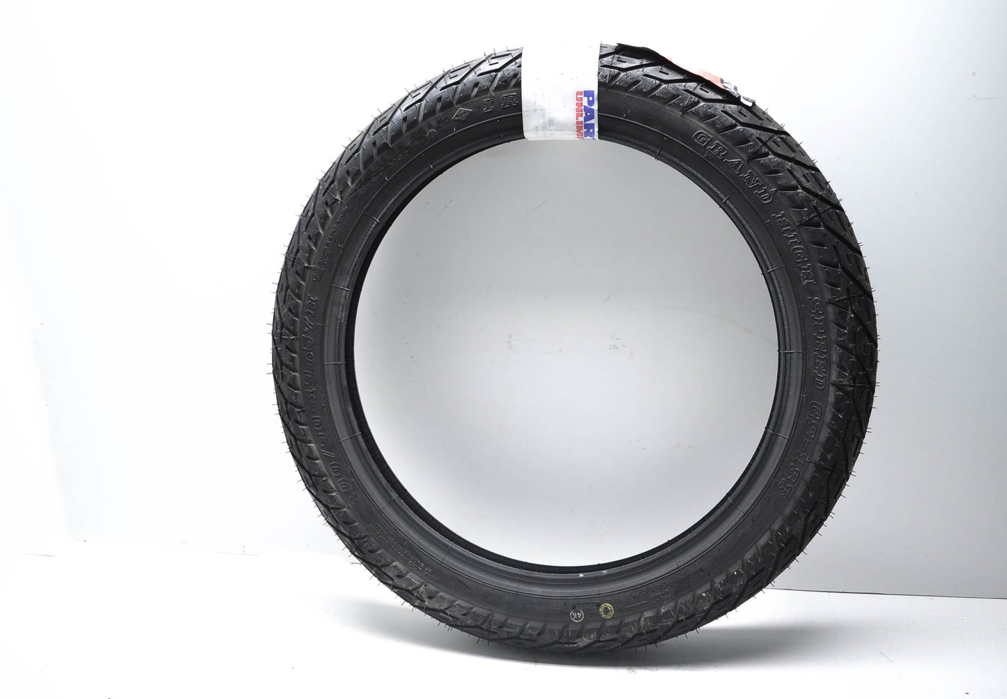 New IRC Grand High Speed GS-18F 100/90-19 M/C 57H Front Tire NOS