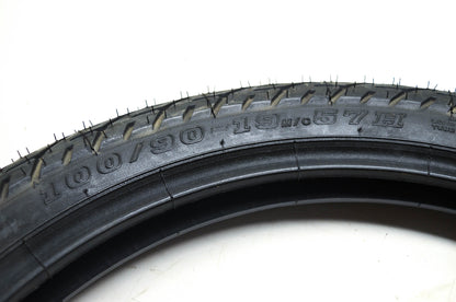 New IRC Grand High Speed GS-18F 100/90-19 M/C 57H Front Tire NOS