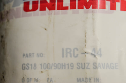 New IRC Grand High Speed GS-18F 100/90-19 M/C 57H Front Tire NOS