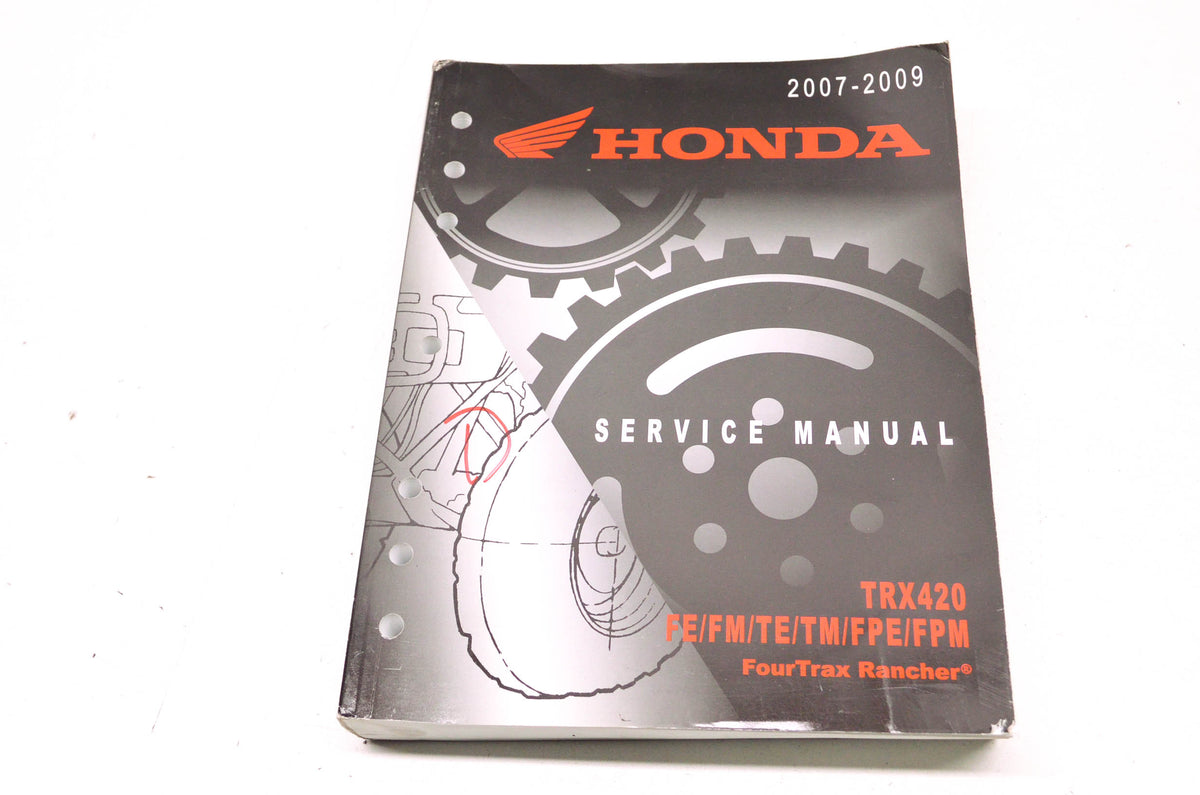 OEM Honda 61HP402 Service Manual TRX420 07-09
