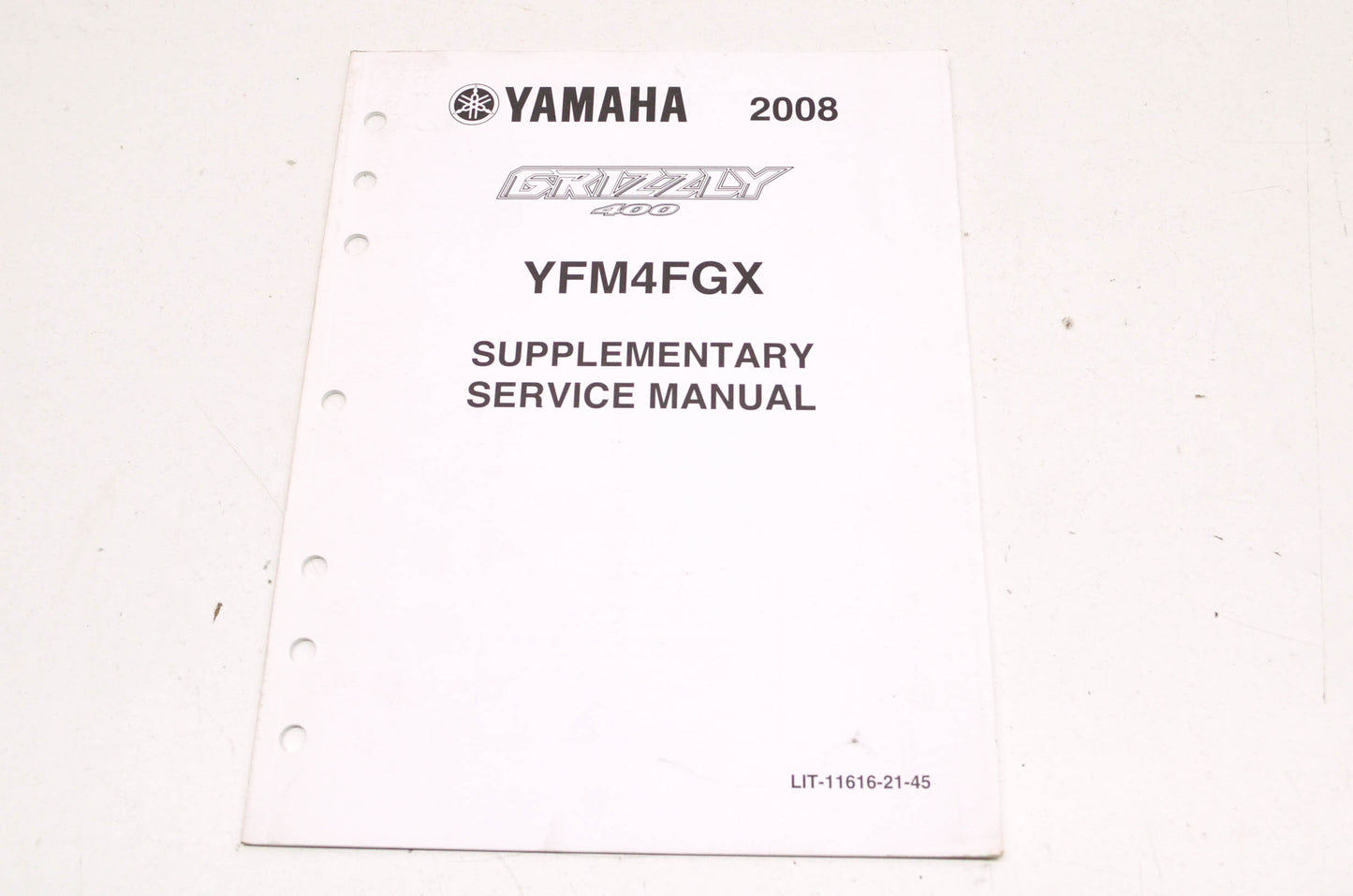 OEM Yamaha LIT-11616-21-45 Service Manual 08 GRIZZLY 400 YFM45 NOS
