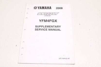 OEM Yamaha LIT-11616-21-45 Service Manual 08 GRIZZLY 400 YFM45 NOS