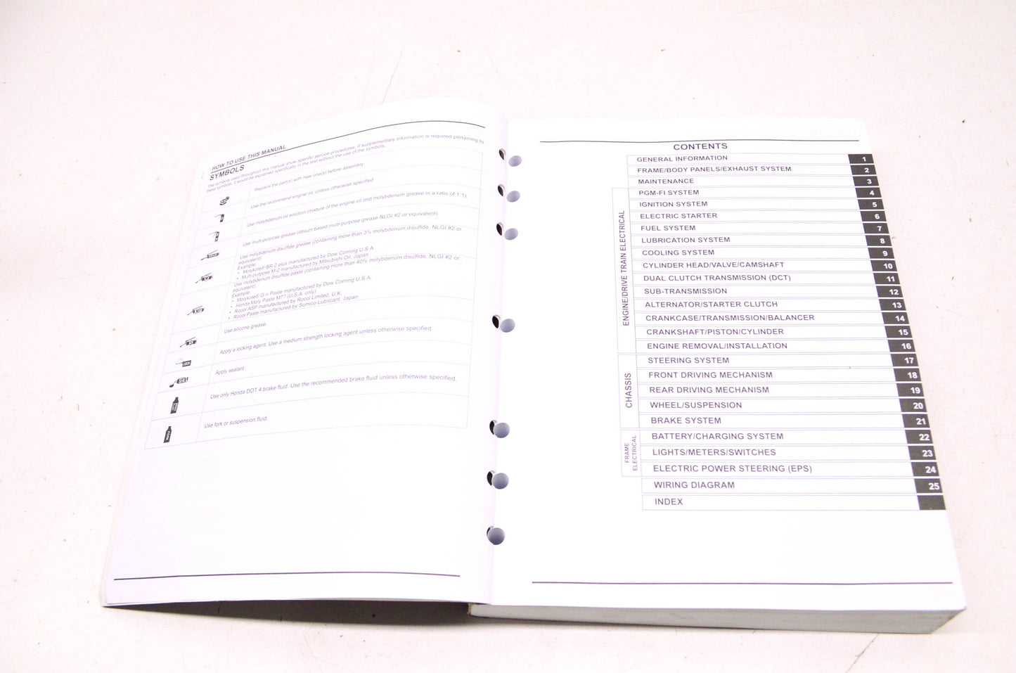 OEM Honda 2016 SXS1000M3/M3P/M5P/M5D Service Manual