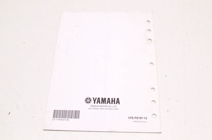 OEM Yamaha LIT-11616-21-45 Service Manual 08 GRIZZLY 400 YFM45 NOS