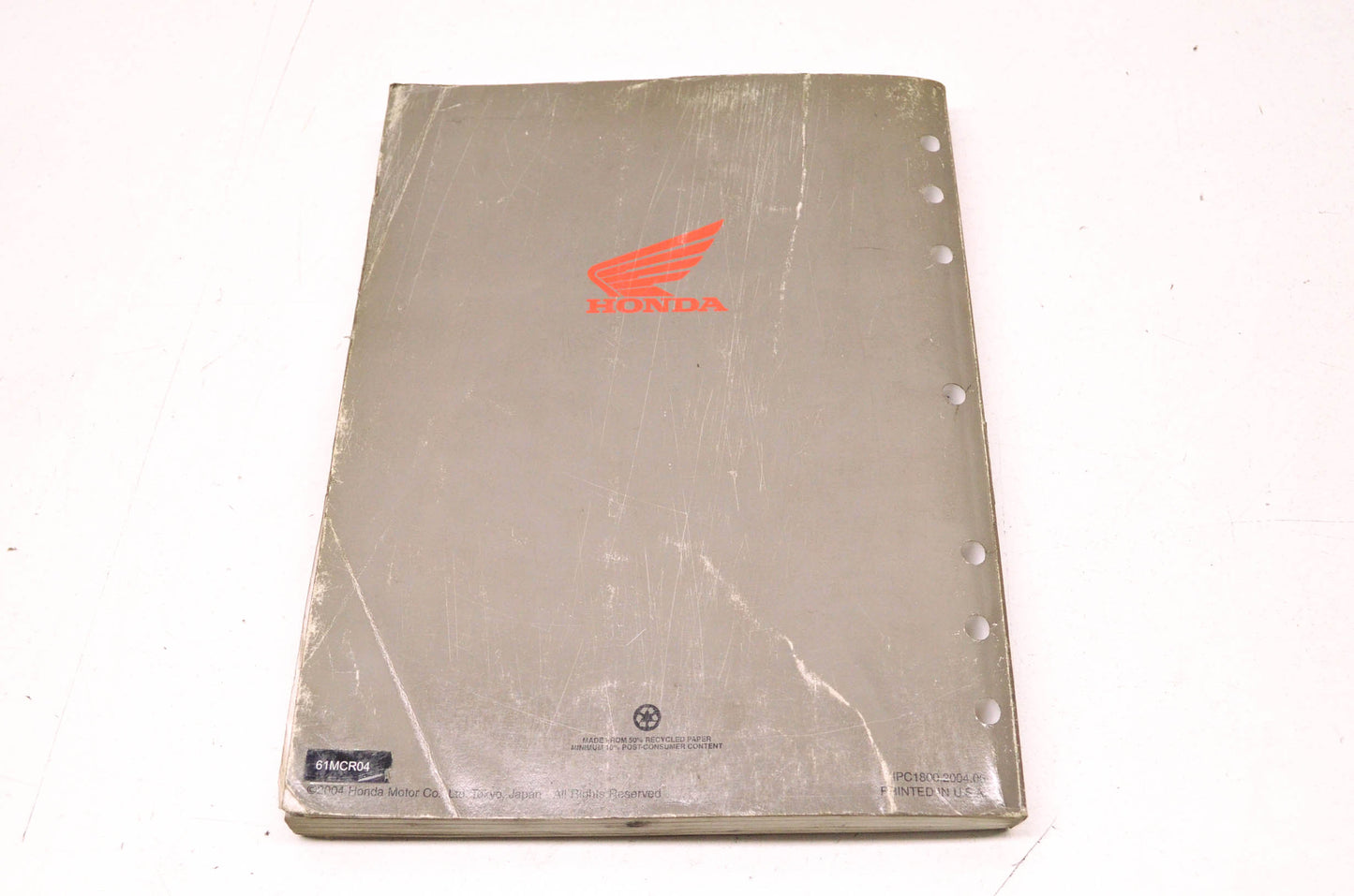 OEM Honda 61MCR04 2001-2007 VT750DC Service Manual