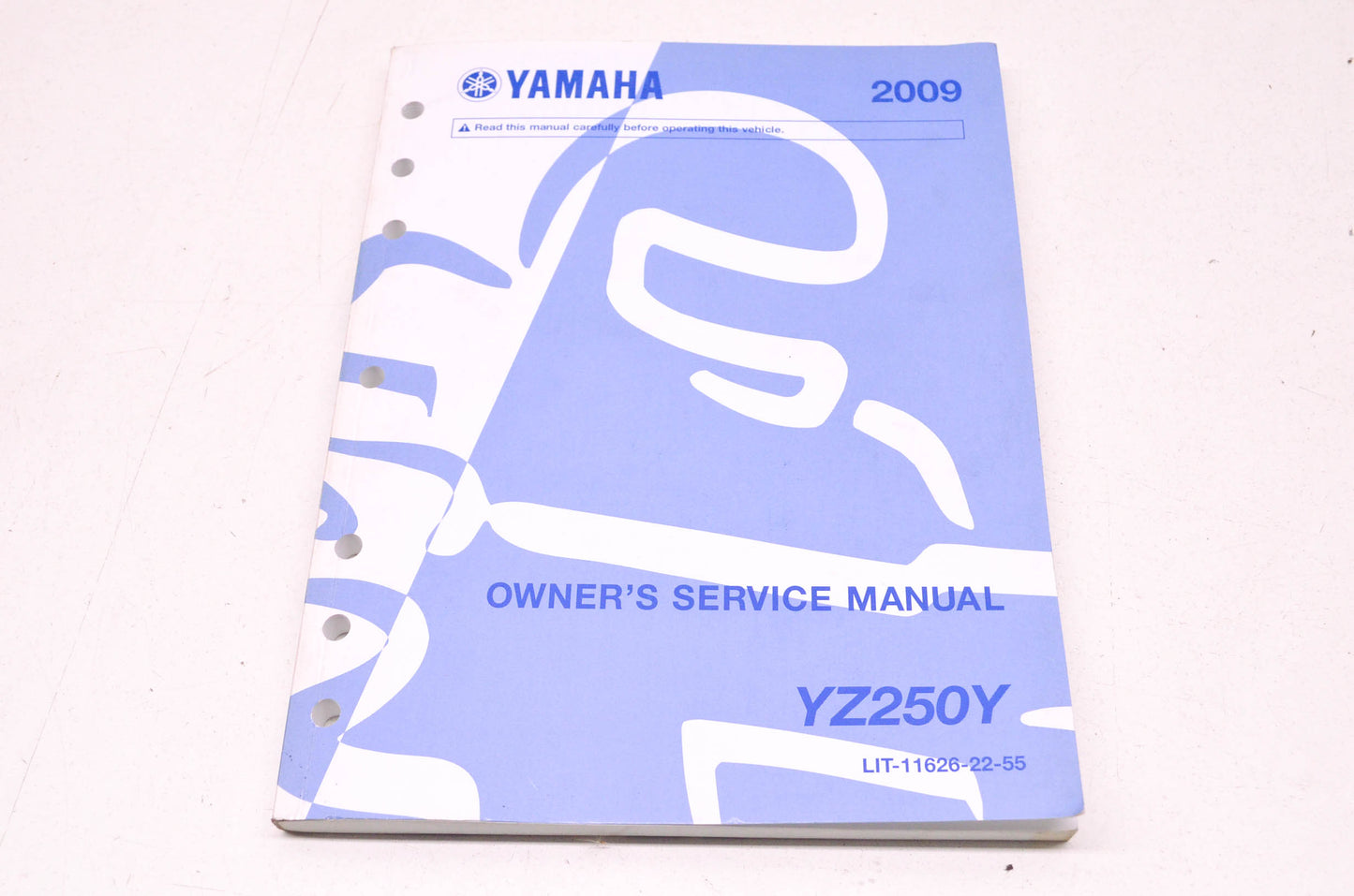OEM Yamaha LIT-11626-22-55 Owner's Service Manual YZ250Y 2009
