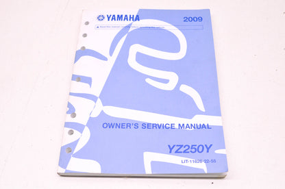 OEM Yamaha LIT-11626-22-55 Owner's Service Manual YZ250Y 2009