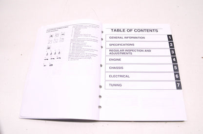 OEM Yamaha LIT-11626-22-55 Owner's Service Manual YZ250Y 2009