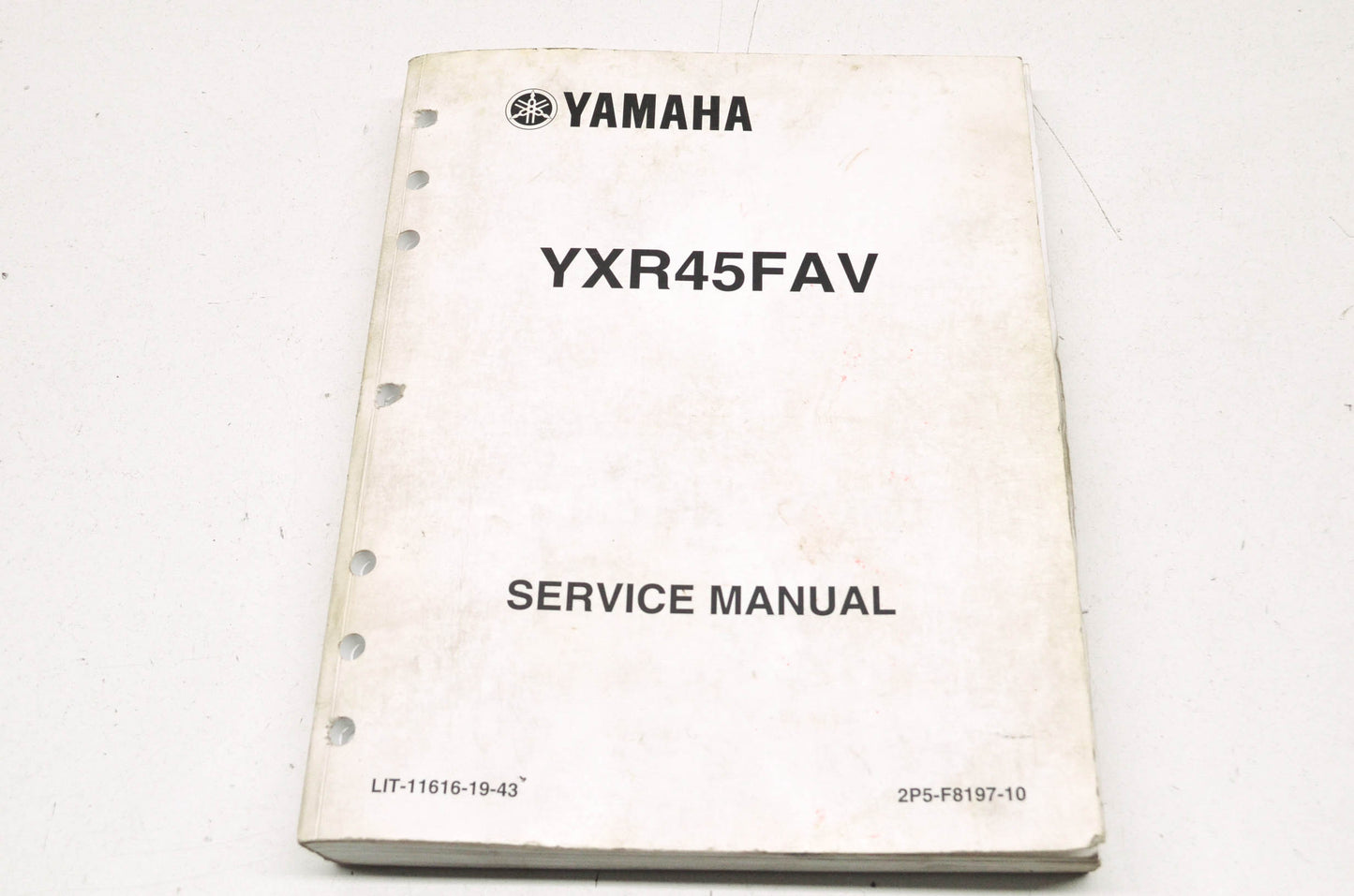 OEM Yamaha LIT-11616-19-43 Service Manual YXR45FAV