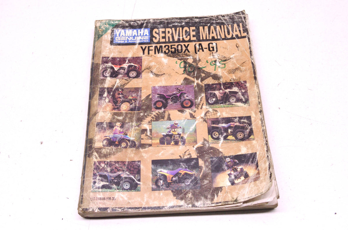 OEM Yamaha LIT-11616-YM-35 YFM350X "WARRIOR" Serv. Manual