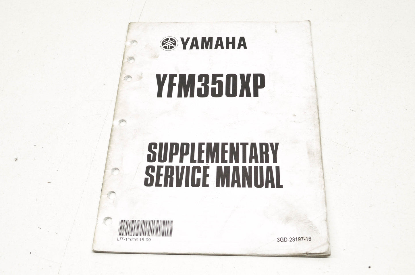OEM Yamaha LIT-11616-15-09 YFM350XP-S Service Manual Supplement